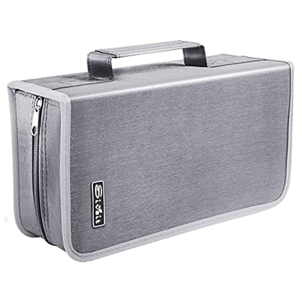 DVD Case, 128 Capacity CD/DVD Case Wallet Binder Storage‎ Holder Booklet